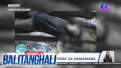 pamamaril|Trike driver patay sa pamamaril .